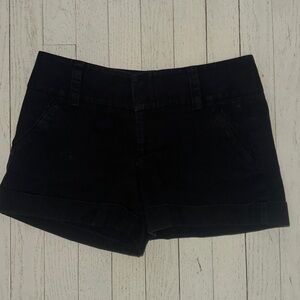 Alice & Olivia black shorts.